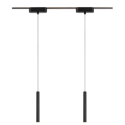 Rabalux - Candeeiro suspenso LED para sistema de carris monofásico LED/5W/24V 3000K preto