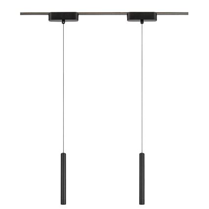 Rabalux - Candeeiro suspenso LED para sistema de carris monofásico LED/5W/24V 3000K preto