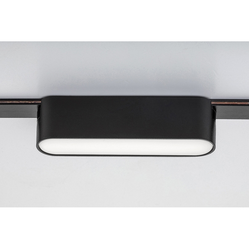 Rabalux - Candeeiro de teto LED para sistema de carris monofásico LED/6W/24V 3000K 11,5 cm preto