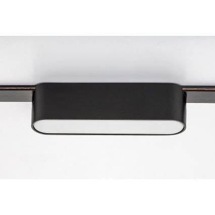 Rabalux - Candeeiro de teto LED para sistema de carris monofásico LED/6W/24V 3000K 11,5 cm preto