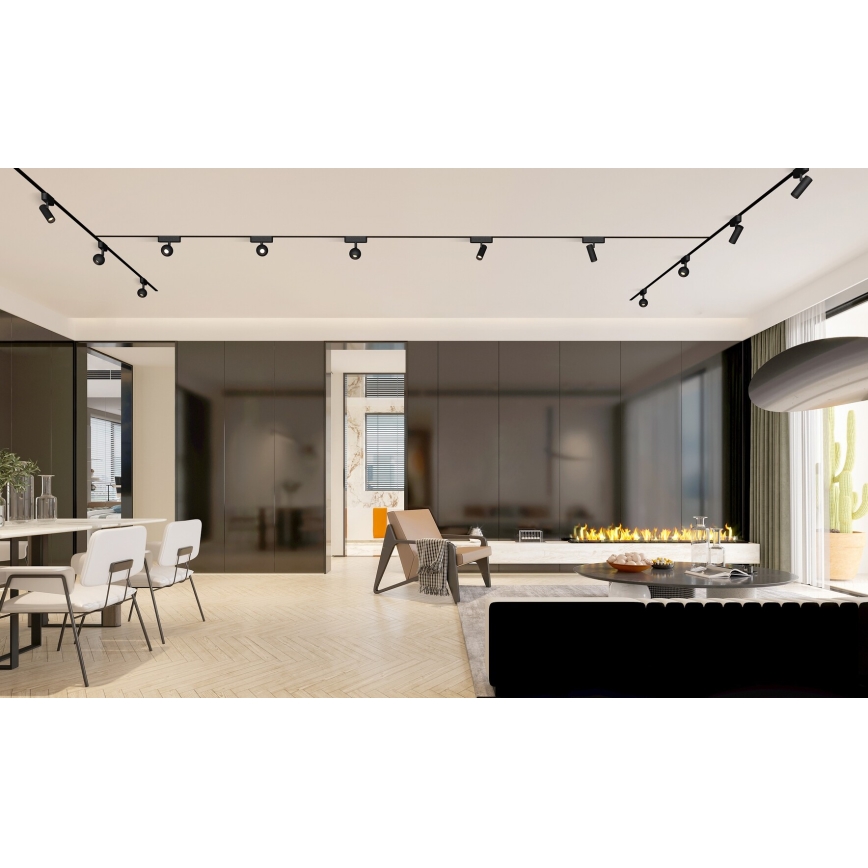 Rabalux - Foco LED para sistema de carril monofásico LED/5W/24V 4000K preto