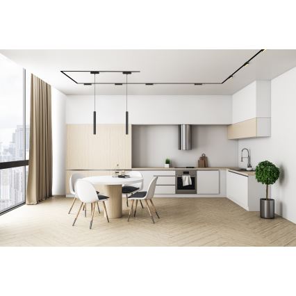 Rabalux - Candeeiro suspenso LED para sistema de carris monofásico LED/5W/24V 4000K preto