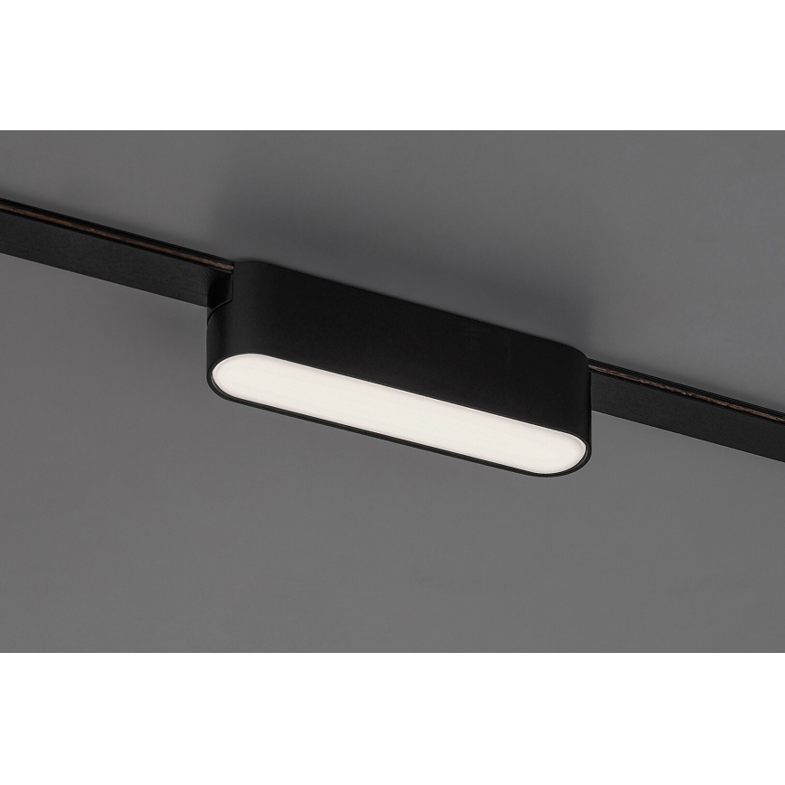 Rabalux - Candeeiro de teto LED regulável para sistema de carris monofásico LED/6W/24V 2700-5500K Wi-Fi Tuya 11,5 cm preto