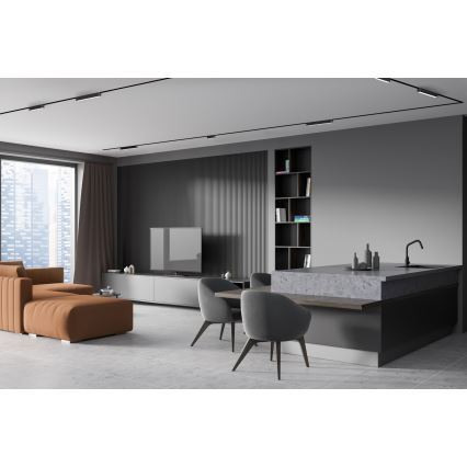 Rabalux - Candeeiro de teto LED regulável para sistema de carris monofásico LED/12W/24V 2700-5500K Wi-Fi Tuya 22 cm preto