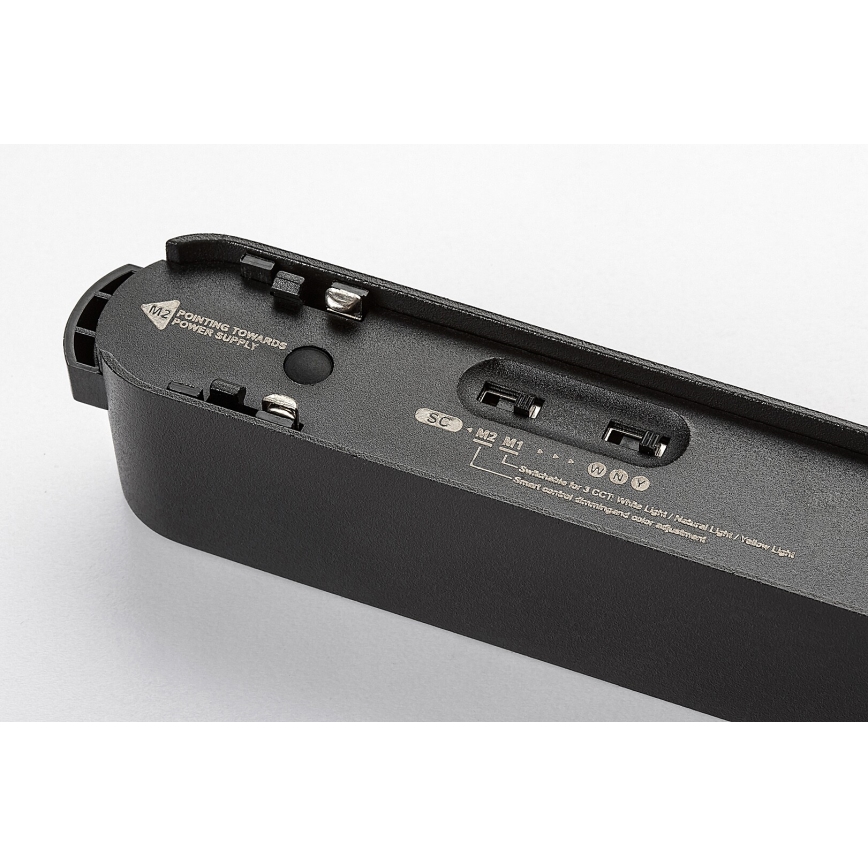 Rabalux - Candeeiro de teto LED regulável para sistema de carris monofásico LED/12W/24V 2700-5500K Wi-Fi Tuya 22 cm preto