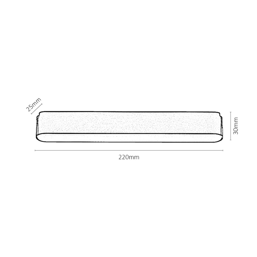 Rabalux - Candeeiro de teto LED regulável para sistema de carris monofásico LED/12W/24V 2700-5500K Wi-Fi Tuya 22 cm preto