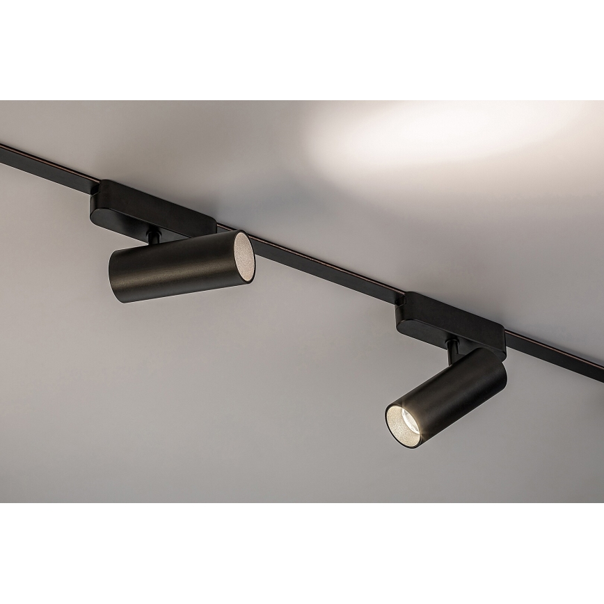Rabalux - Foco de luz LED regulável para sistema de carris monofásico LED/9W/24V 2700-5500K Wi-Fi Tuya preto