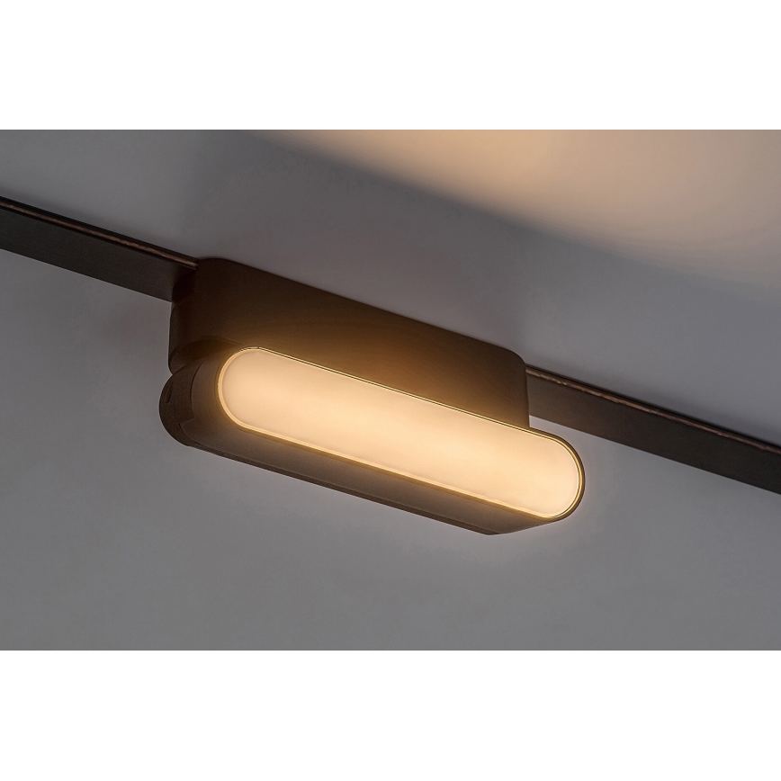 Rabalux - Candeeiro de teto LED regulável para sistema de carris monofásico LED/4W/24V 2700-5500K Wi-Fi Tuya 11,5 cm preto