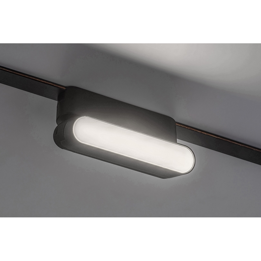 Rabalux - Candeeiro de teto LED regulável para sistema de carris monofásico LED/4W/24V 2700-5500K Wi-Fi Tuya 11,5 cm preto