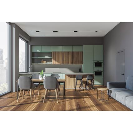 Rabalux - Candeeiro de teto LED regulável para sistema de carris monofásico LED/13W/24V 2700-5500K Wi-Fi Tuya 33 cm preto