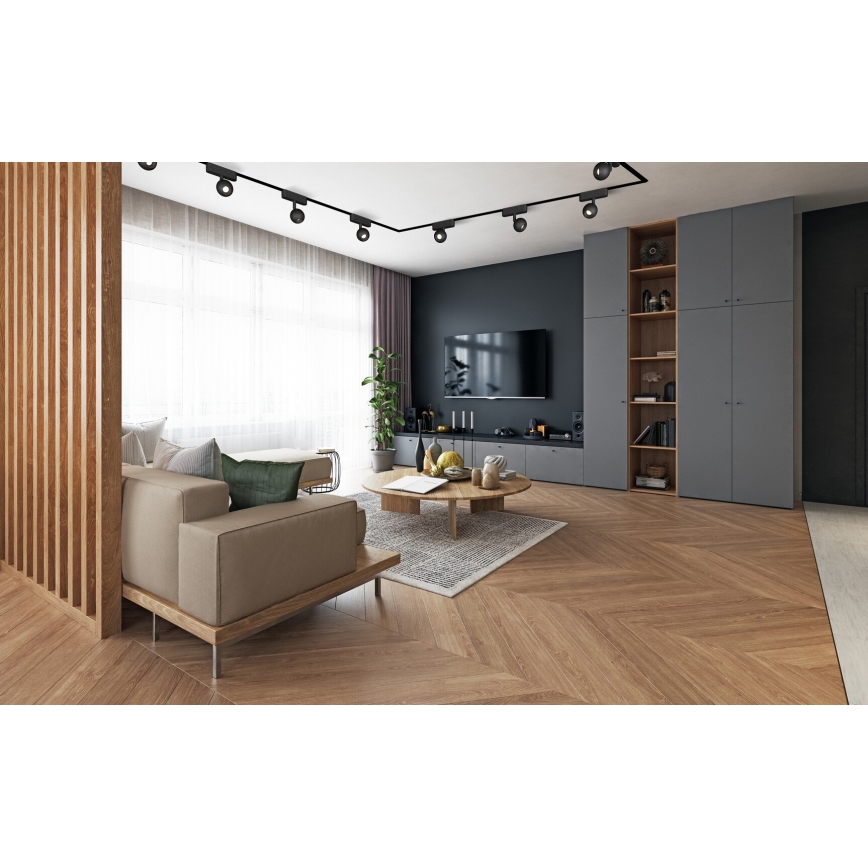 Rabalux -  Foco de luz LED regulável para sistema de carris monofásico LED/5W/24V 2700-5500K Wi-Fi Tuya preto