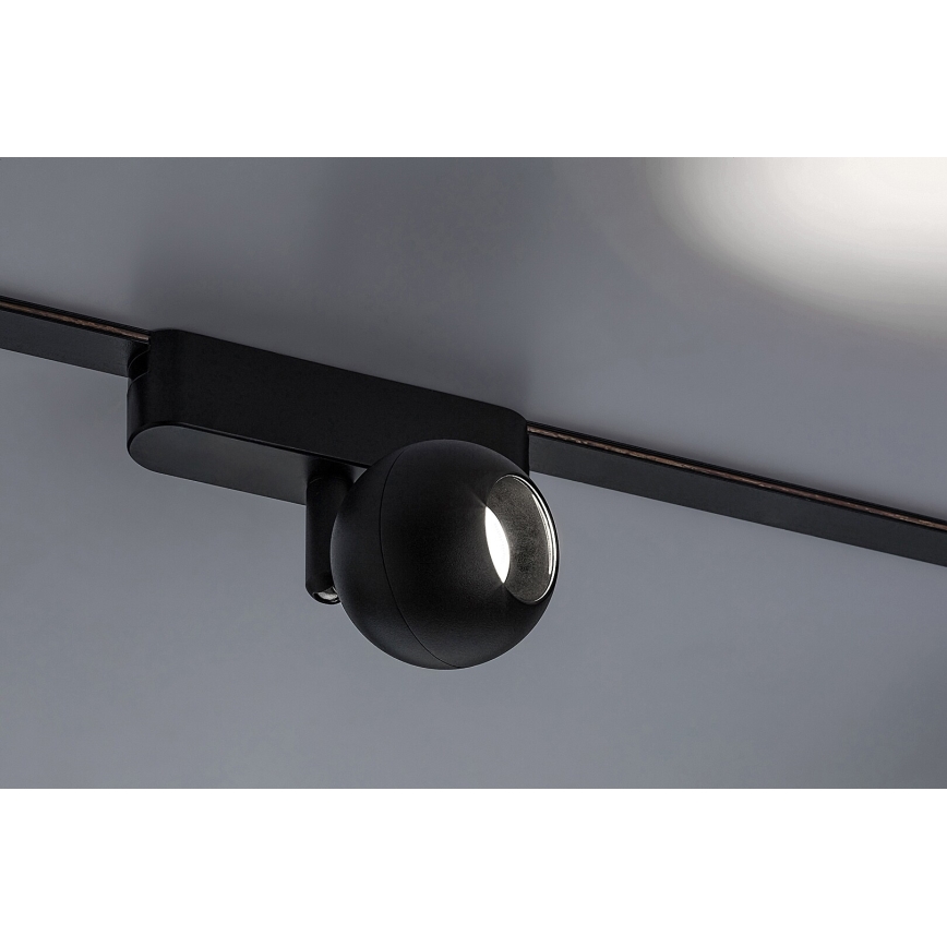 Rabalux -  Foco de luz LED regulável para sistema de carris monofásico LED/5W/24V 2700-5500K Wi-Fi Tuya preto