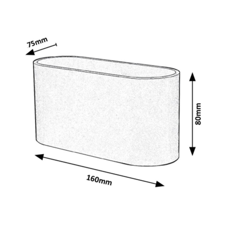 Rabalux - Iluminação de teto 1xG9/10W/230V branca