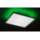 Rabalux - Iluminação de teto LED RGB com regulação LED/24W/230V 3000-6500K 40x40 cm+ controlo remoto