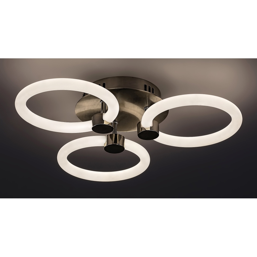 Rabalux - Candeeiro de tecto LED regulável LED/21W/230V 3000/4000/6000K + comando remoto Ø 41 cm