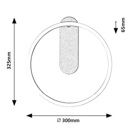 Rabalux - Luminária de Parede LED LED/14W/230V 3000K