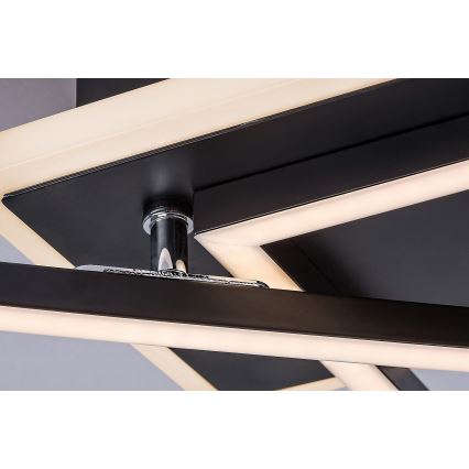 Rabalux - Iluminação de teto LED LED/40W/230V 3000K preto 39x50 cm