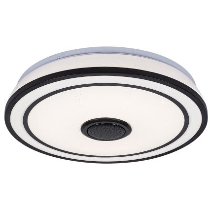 Rabalux - Candeeiro de tecto LED RGB regulável com altifalante, LED/24W/230V 3000-6500K, com comando remoto, diâmetro 39,5 cm