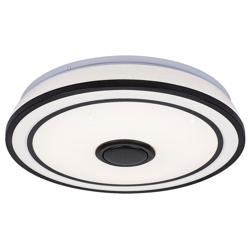 Rabalux - Candeeiro de tecto LED RGB regulável com altifalante, LED/24W/230V 3000-6500K, com comando remoto, diâmetro 39,5 cm