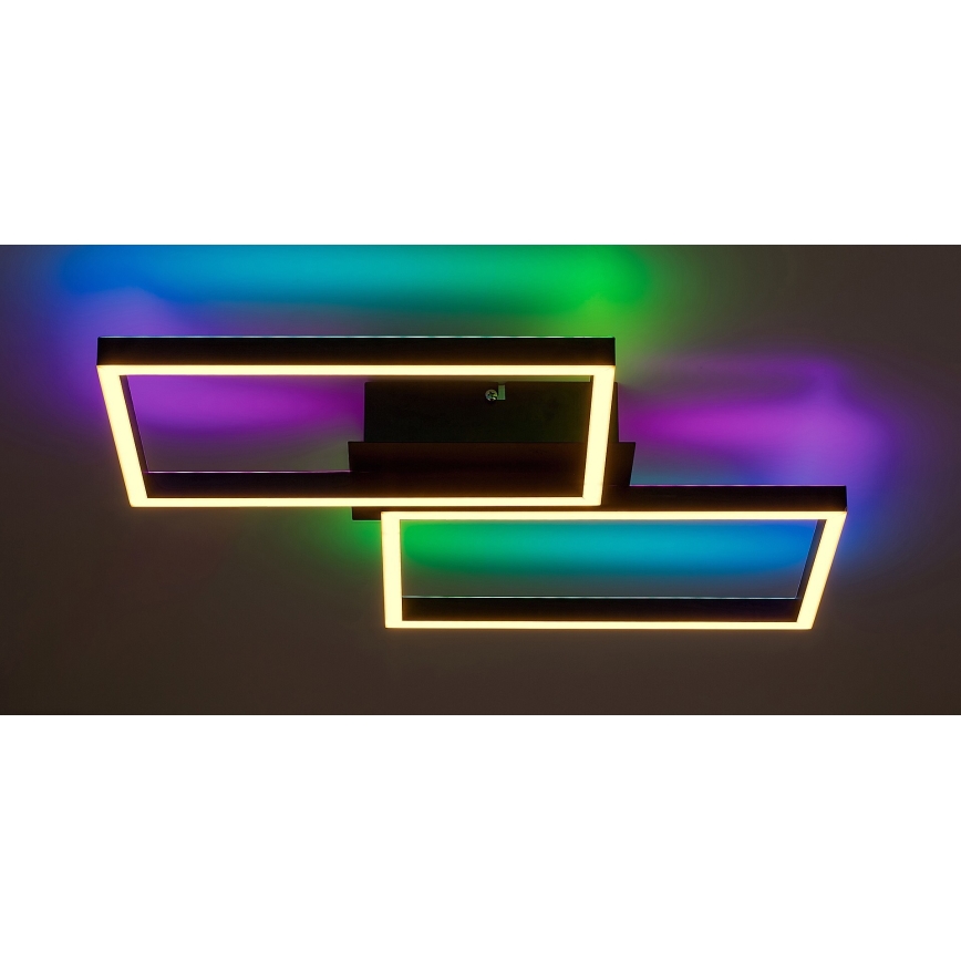 Rabalux - Iluminação de teto LED RGBW com regulação LED/40W/230V 2700-6500K + controlo remoto