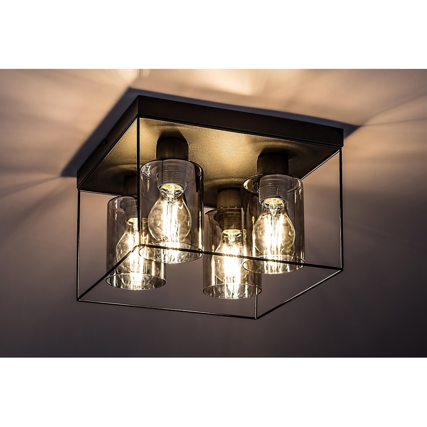 Rabalux - Candeeiro de tecto 4xE27/25W/230V 30x30 cm