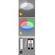 Rabalux - Iluminação de teto LED RGB com regulação LED/24W/230V Wi-Fi Tuya 3000-6500K 31 cm