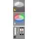 Rabalux - Iluminação de teto LED RGB com regulação LED/48W/230V Wi-Fi Tuya 3000-6500K 50 cm