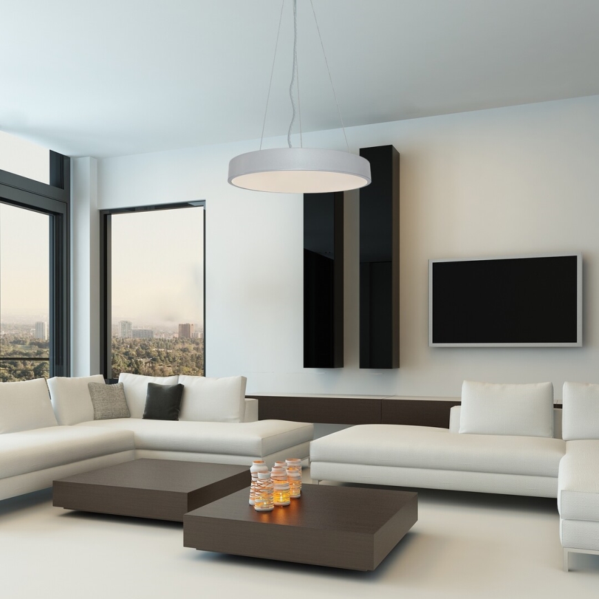 Rabalux - Lustre LED suspenso em cabo LED/36W/230V 4000K prata