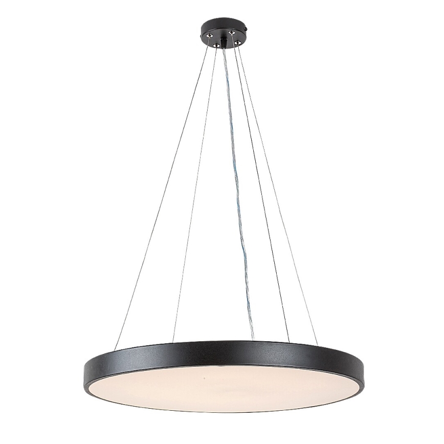 Rabalux - Lustre LED regulável em cabo LED/60W/230V 3000-6000K preto + comando à distância