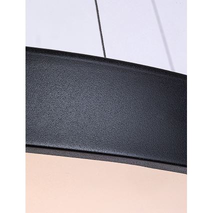 Rabalux - Lustre LED regulável em cabo LED/60W/230V 3000-6000K preto + comando à distância