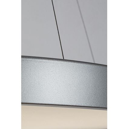 Rabalux - Lustre LED regulável em cabo LED/60W/230V prata 3000-6000K + comando à distância
