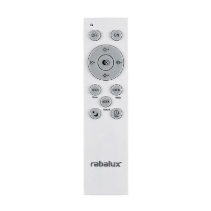 Rabalux - Lustre LED regulável em cabo LED/60W/230V prata 3000-6000K + comando à distância