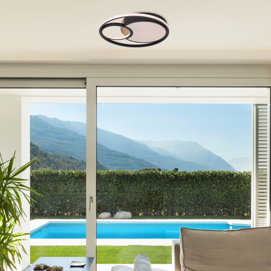 Rabalux - Luminária de teto LED dimável LED/81W/230V 3000K/4000K/6000K diâmetro 48 cm + comando à distância