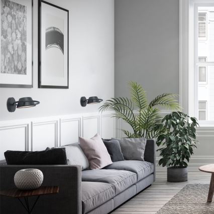 Rabalux - Iluminação de parede LED LED/6W/230V 3000K preto