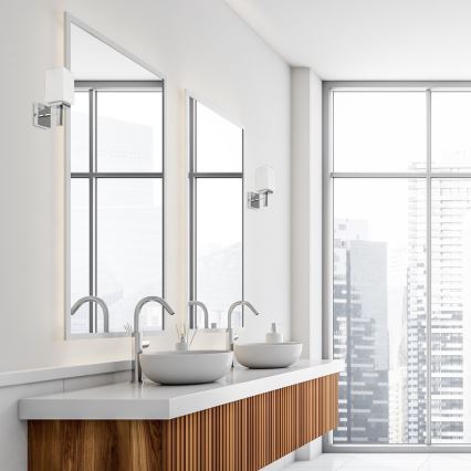 Rabalux - Iluminação de parede para casa de banho 1xE14/10W/230V IP44 cromado brilhante