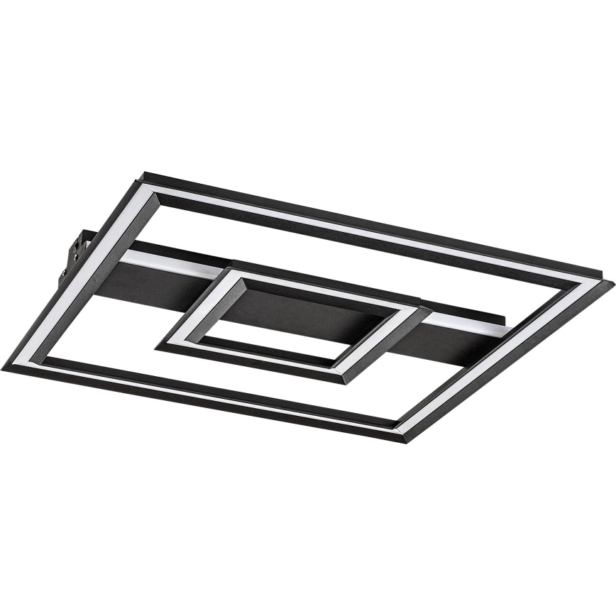 Rabalux - Candeeiro de tecto LED LED/48W/230V 3000K preto 48,5x48,5 cm