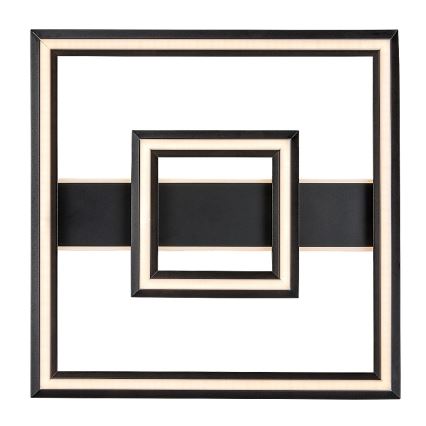 Rabalux - Candeeiro de tecto LED LED/48W/230V 3000K preto 48,5x48,5 cm
