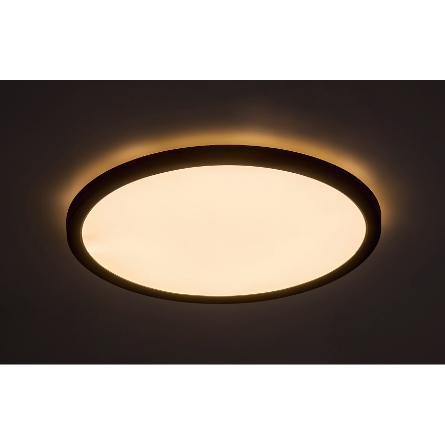 Rabalux - Plafon LED LED/24W/230V 3000/4000/6000K diâmetro 29 cm preto