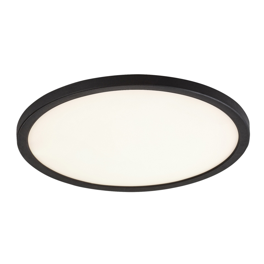 Rabalux - Plafon LED LED/24W/230V 3000/4000/6000K diâmetro 29 cm preto