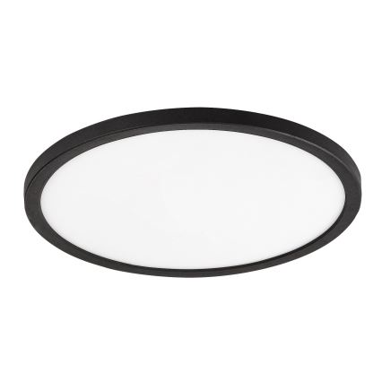 Rabalux - Plafon LED LED/24W/230V 3000/4000/6000K diâmetro 29 cm preto
