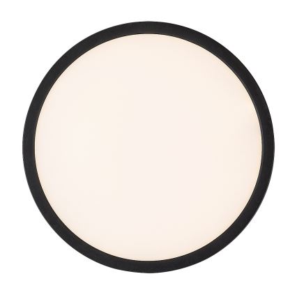Rabalux - Plafon LED LED/24W/230V 3000/4000/6000K diâmetro 29 cm preto