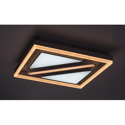 Rabalux - Candeeiro de tecto LED dimável LED/73W/230V 40x40 cm + comando à distância