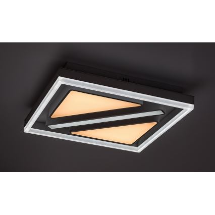 Rabalux - Candeeiro de tecto LED dimável LED/73W/230V 40x40 cm + comando à distância