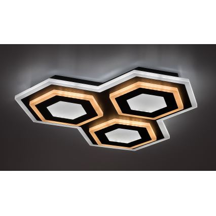 Rabalux - Plafon LED regulável LED/72W/230V 3000/6000K 41,5x41,5 cm com controlo remoto