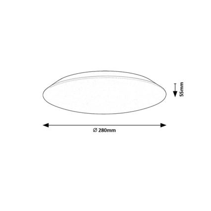 Rabalux - Plafon de teto LED 18W/230V 4000K Ø 28 cm