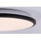 Rabalux - Iluminação de teto LED LED/18W/230V 3000K preto 27 cm