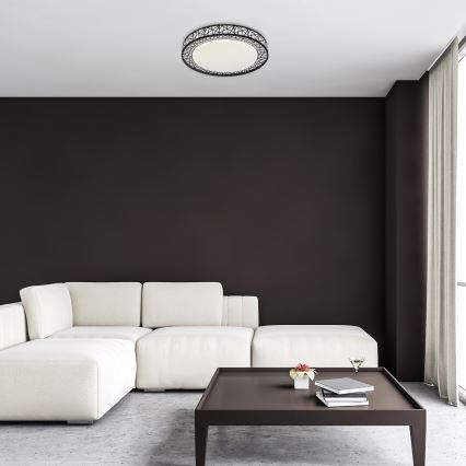 Rabalux - Candeeiro de teto LED regulável LED/48W/230V 3000-6500K com comando remoto, Ø 49 cm