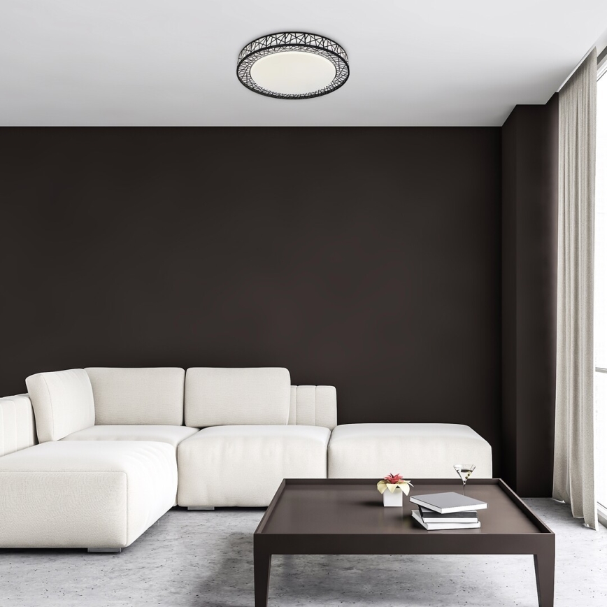 Rabalux - Candeeiro de teto LED regulável LED/48W/230V 3000-6500K com comando remoto, Ø 49 cm