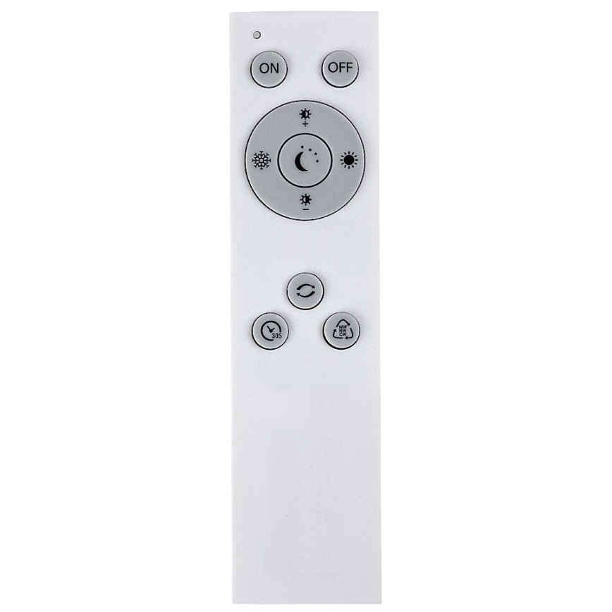 Rabalux - Candeeiro de teto LED regulável LED/48W/230V 3000-6500K com comando remoto, Ø 49 cm