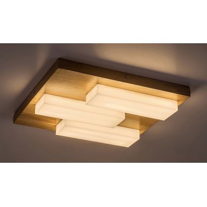 Rabalux - Iluminação de teto LED LED/30W/230V 3000K carvalho 40x40 cm